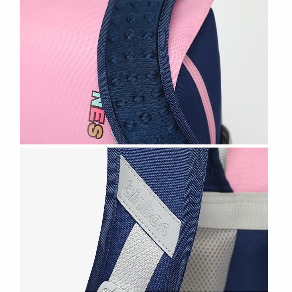 Ba lô học sinh cấp 1 và cấp 2 siêu nhẹ chống gù chống nước cao cấp phong cách châu âu - BEE GEE HS1037