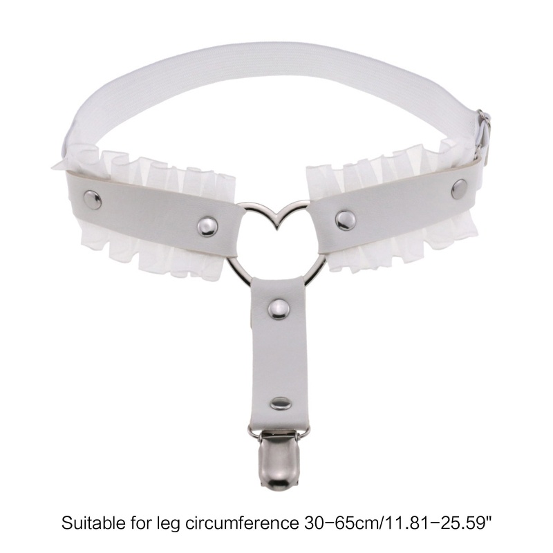 Đai Nịt Bít Tất Bằng Da PU Phong Cách Gothic Punk Gợi Cảm Cho Nữ