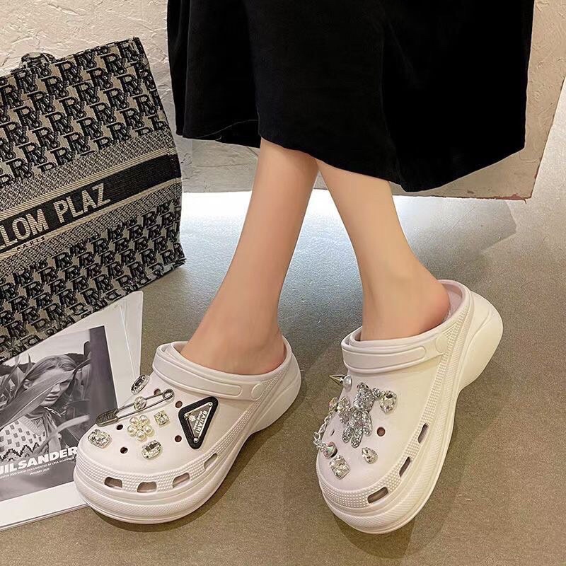 Dép Cross full cham đế 5cm