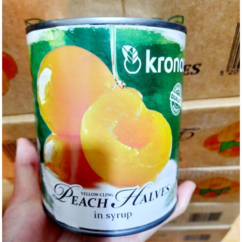 Đào ngâm Kronos 820g