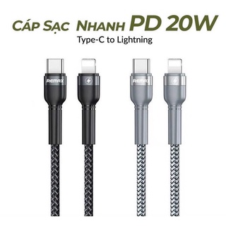 Cáp Sạc Nhanh 20W Remax RC-171 Dành Cho iPhone  - Chuẩn PD Type C to Lightning - Dử Dụng Chip E-marker - Chống Quá Tải