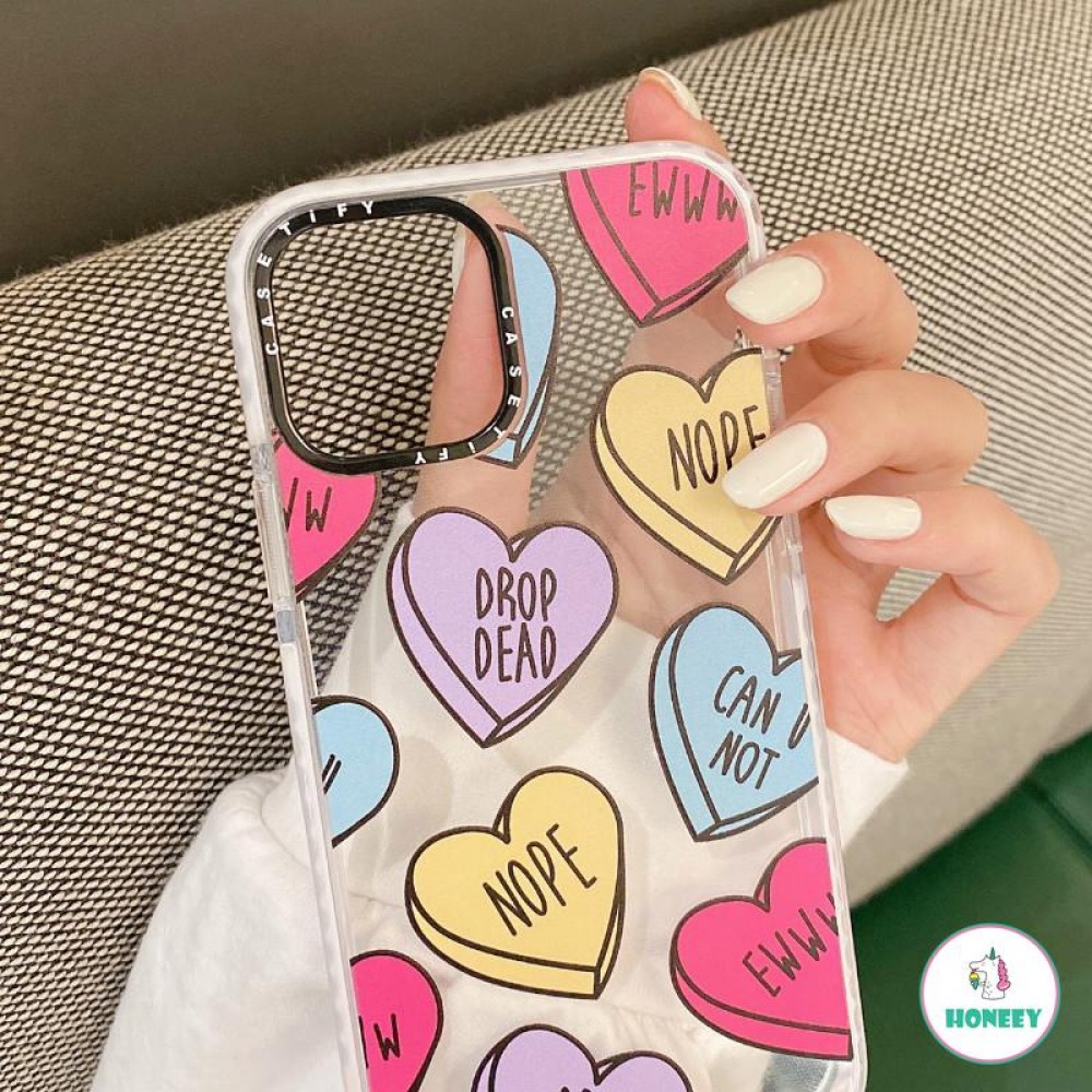 Ốp Điện Thoại Tpu Mềm Chống Sốc In Hình Trái Tim / Mặt Cười Cho Iphone 12pro Max 11 Xr Xs Max X 8 7 7 Plus | BigBuy360 - bigbuy360.vn