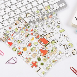 STICKER GẤU, DƯA HẤU DÁN ĐIỆN THOẠI