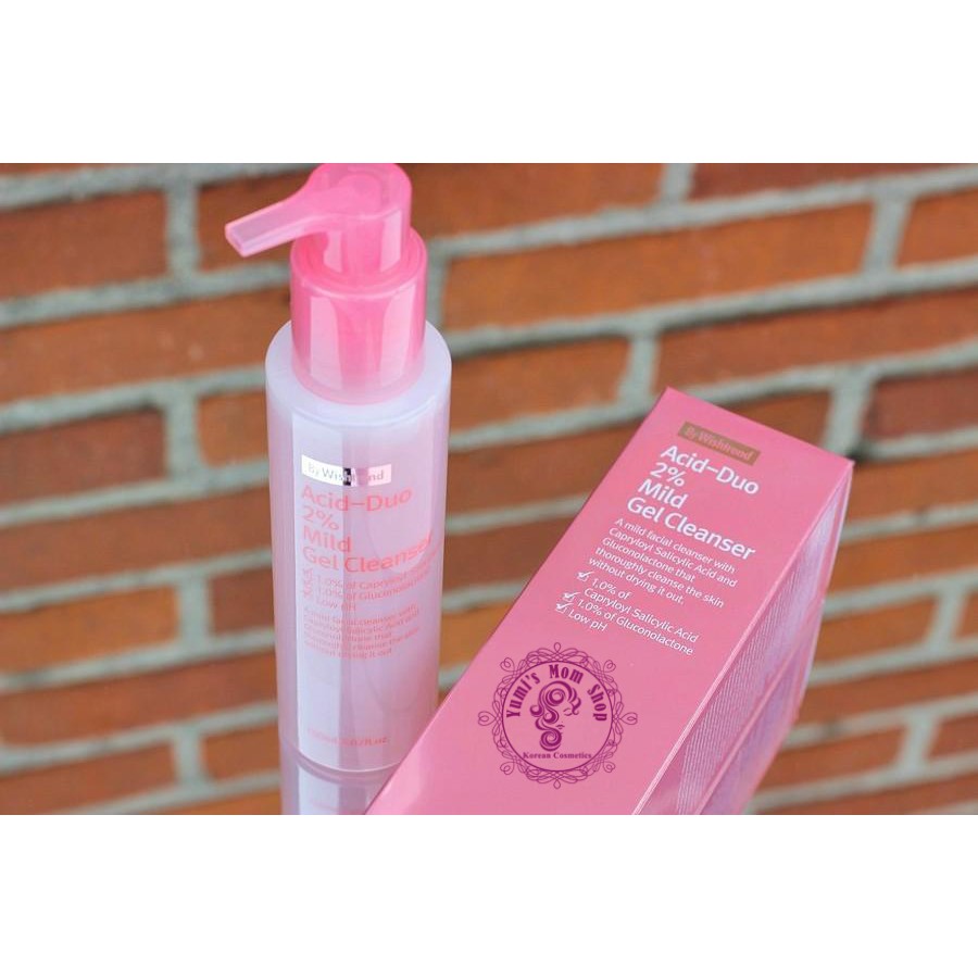 Sữa rửa mặt By Wishtrend Acid Duo 2% Mild Gel Cleanser | BigBuy360 - bigbuy360.vn