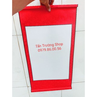 Giấy biểu lụa viết chữ thư pháp kt 35*65
