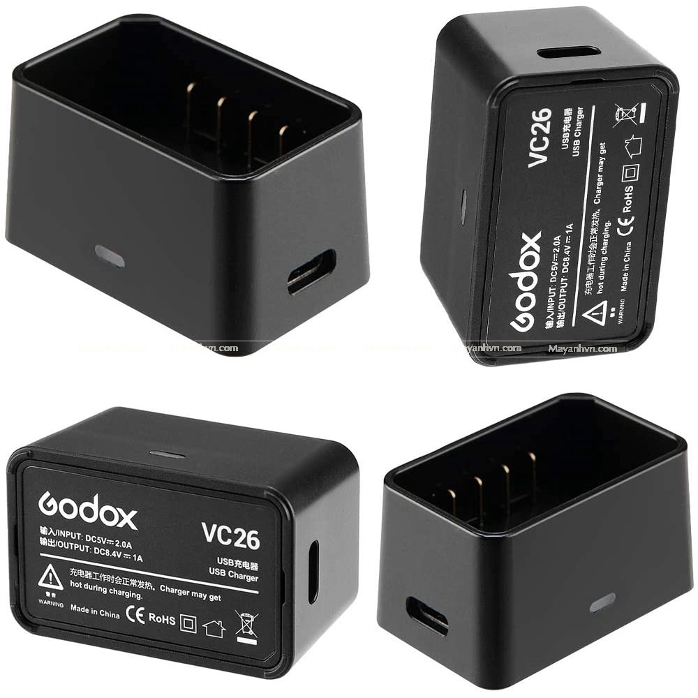 Sạc Godox VC26 Cho Đèn Flash Godox V1
