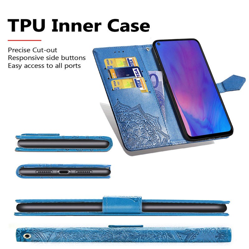 Ốp Lưng Điện Thoại Dạng Ví Da Lật Dành Cho Samsung Galaxy A02s A03s A12 A13 A72 A52 A32 A22 A20s A52s M32