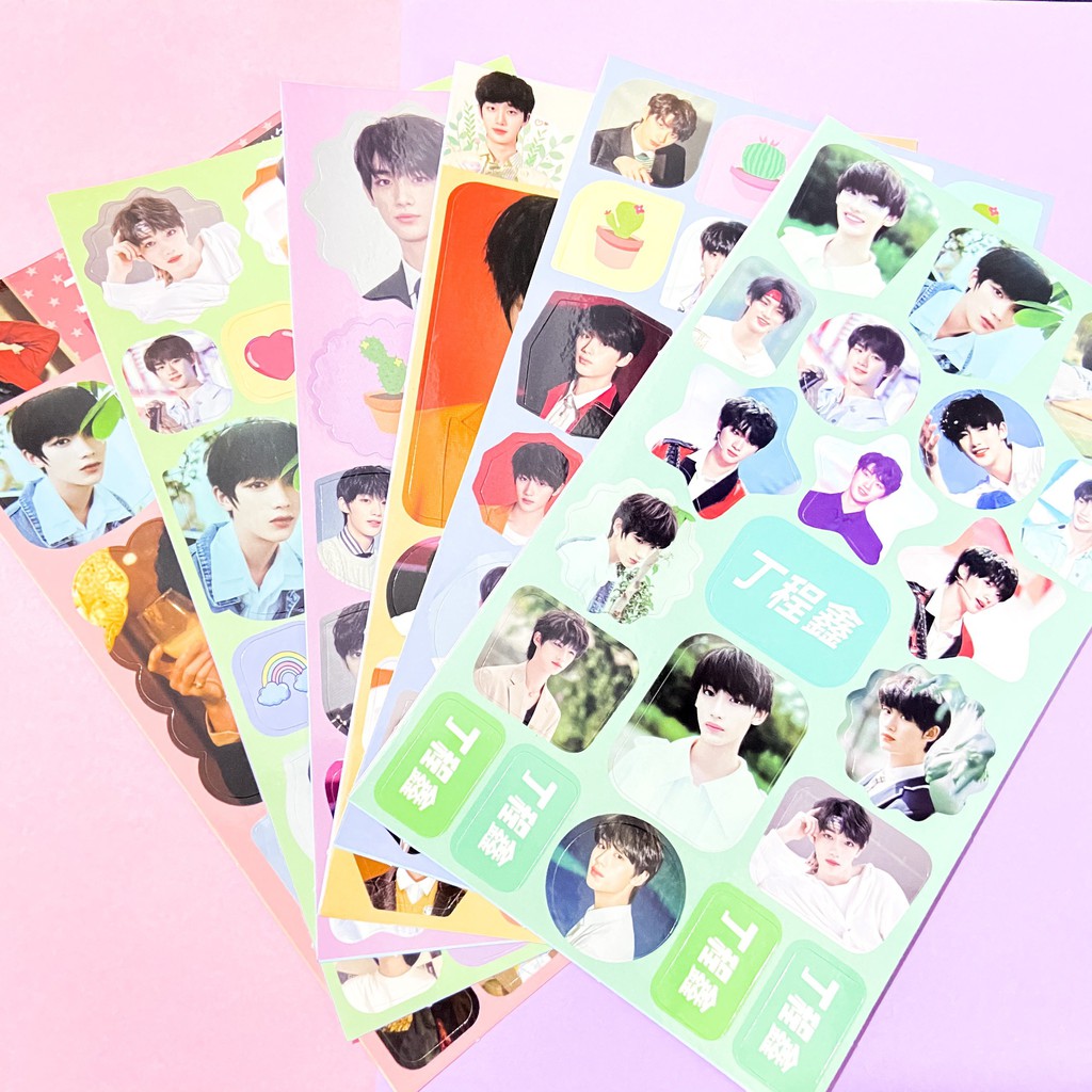 ( Lẻ tấm ) Ảnh dán sticker in hình thành viên TNT THỜI ĐẠI THIẾU NIÊN ĐOÀN trang trí idol thần tượng xinh xắn