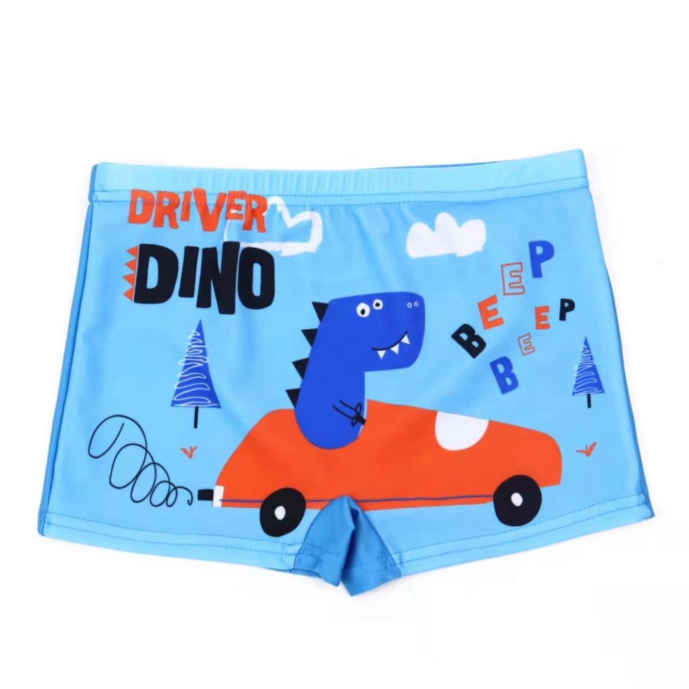 Quần bơi bé trai  LUHAZO đi du lịch đi biển đồ bơi bé trai cao cấp hình ngộ nghĩnh hoạ tiết xinh xắn hình khủng long