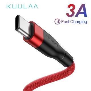 Dây Cáp KUULAA USB-C Type-C Sạc Nhanh 3A Cho Xiaomi Redmi S9 S8