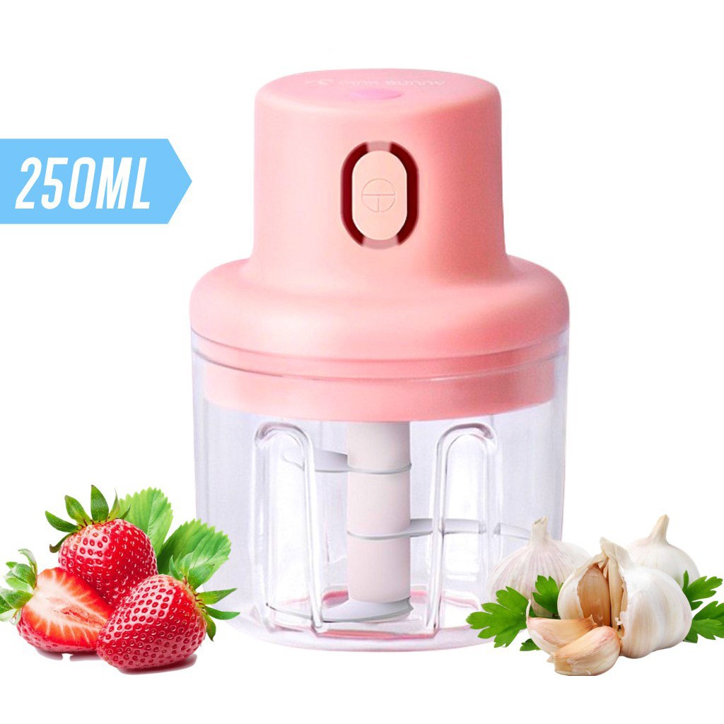 [HCM] MÁY XAY ĐA NĂNG 250ML PIN SẠCMáy xay mini cầm tay đa năng sạc pin cao cấp