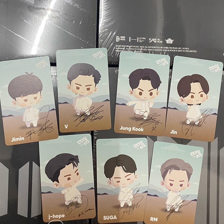 BTS PROOF - Ảnh quà BTS IN THE SEOM Chibi