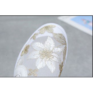 Giày Sneaker Hở Gót 6Cm Thời Trang Cho Nữ（Giày dép nhỏ, đề nghị +1 mét）