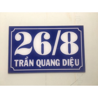 Bảng số nhà mica Đài Loan