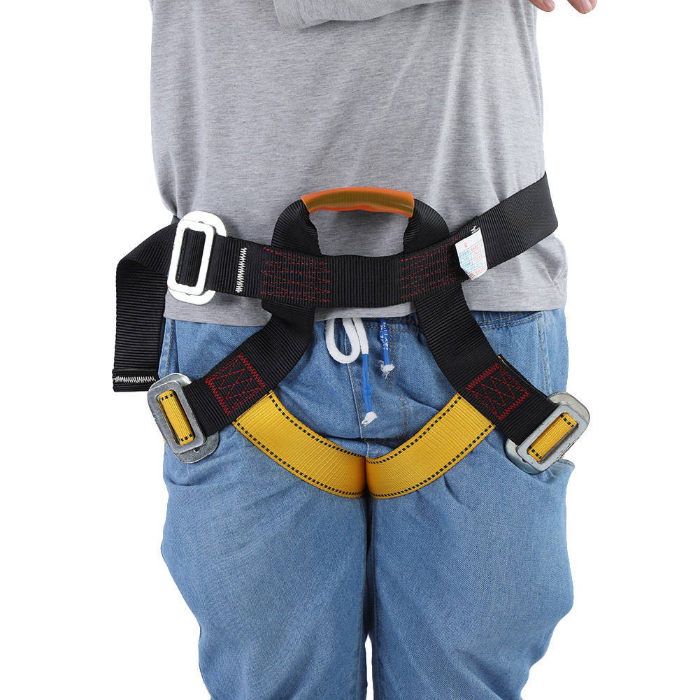 Harness Safety Belt for Rappelling Climbing Mountaineering Climbing Outdoor Half Body Rock