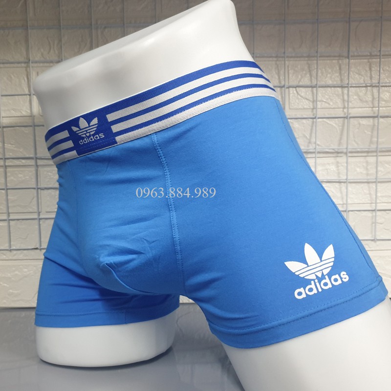 Hộp 3 quần boxer AD.01 chất cotton cạp dệt dạng sịp đùi nhiều màu cho anh em- Ảnh, video shop làm