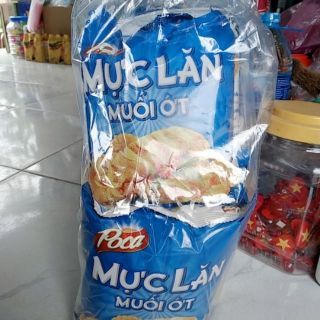 Combo 10 gói mực lăn muối ớt Poca