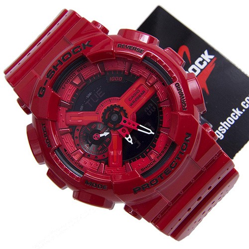 Đồng hồ nam Casio G Shock GA-110LPA-4ADR Dây Nhựa Màu Đỏ - Chống Nước 200m