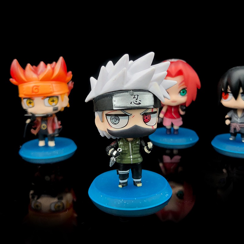 Set 6 Đồ trang trí Nhân Vật Hoạt Hình Naruto