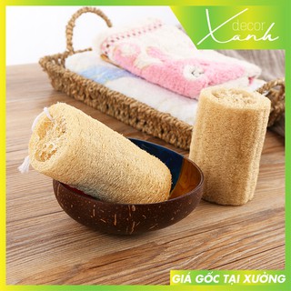 Bông tắm xơ mướp tự nhiên không tẩy trắng