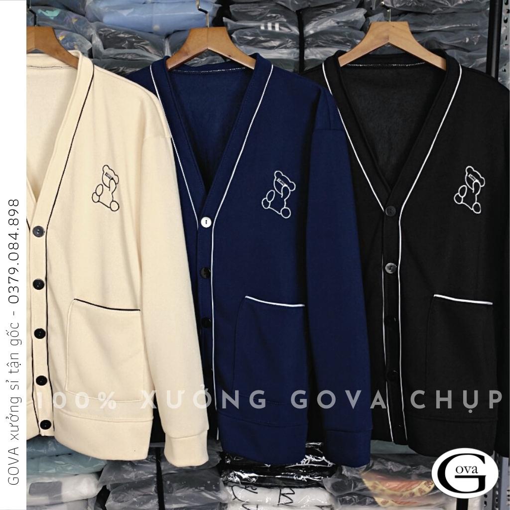 Áo Khoác Nỉ GẤU LOVE Nam Nữ Form Rộng BomberUnisex Chất Vải Nỉ Hình In Đẹp GOVA