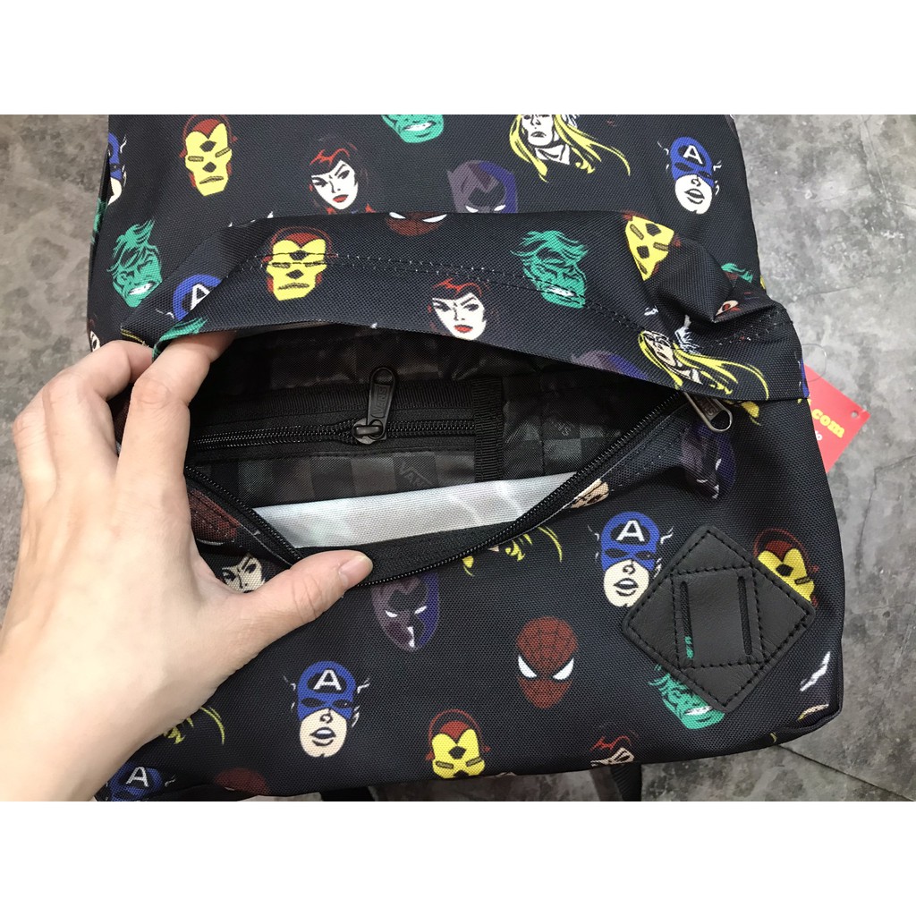 [HÀNG DƯ XỊN] Balo ĐI HỌC V.ans X Marvel Characters Old Skool II Backpack CHỐNG NƯỚC SIÊU BỀN