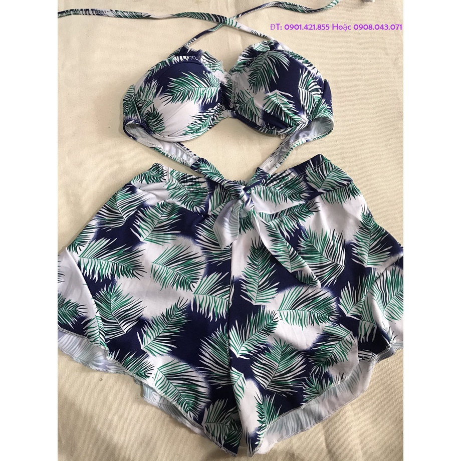 (Hàng Nhập) SET 3 MÓN BIKINI 2 MẢNH+GỒM ÁO MẶC NGOÀI #2041