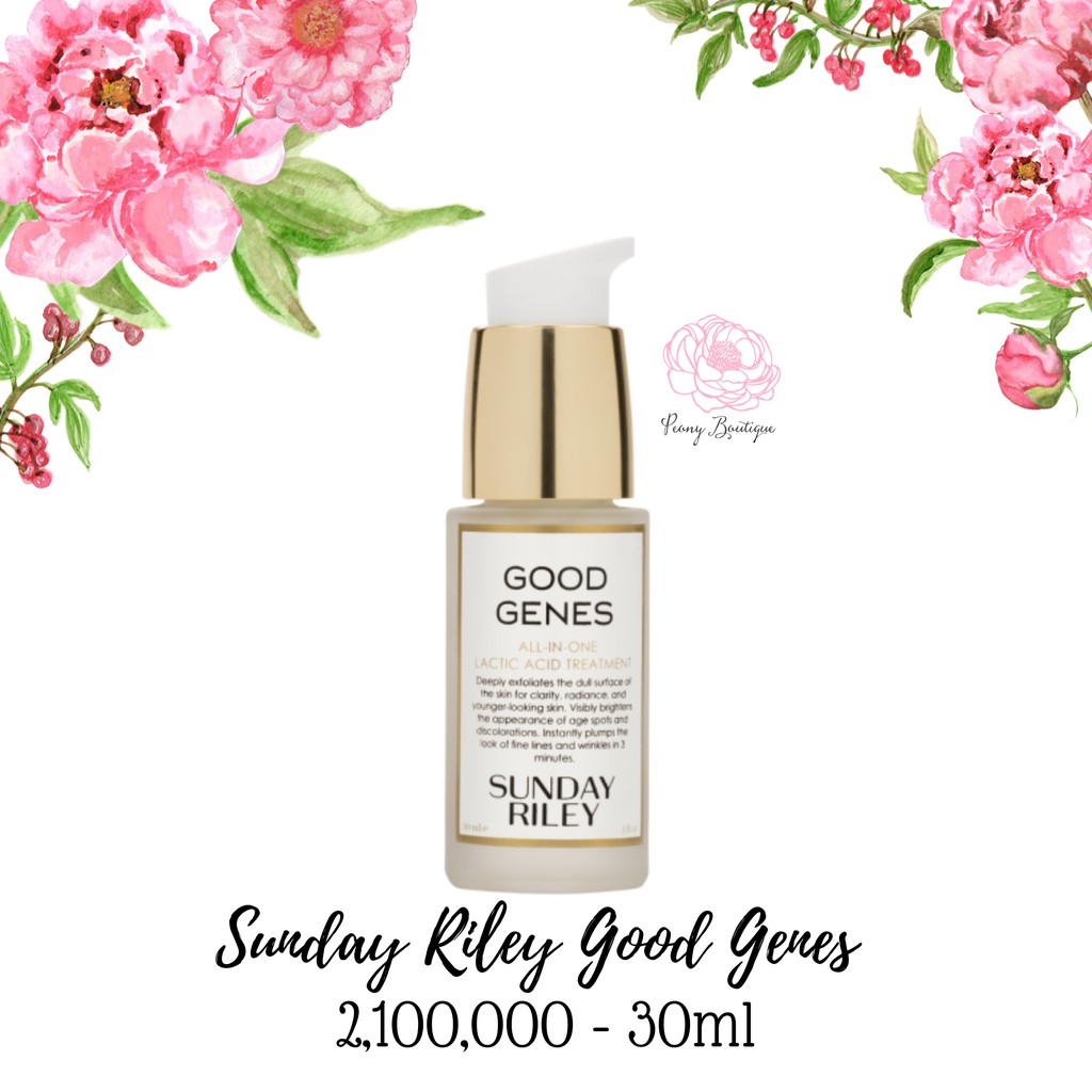 Serum dưỡng da chứa AHA Sunday Riley Good Genes All-In-One Lactic Acid Treatment 30ml