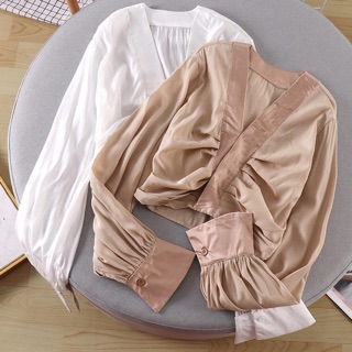 ORDER TRUNG QUỐC | Áo crop top lụa