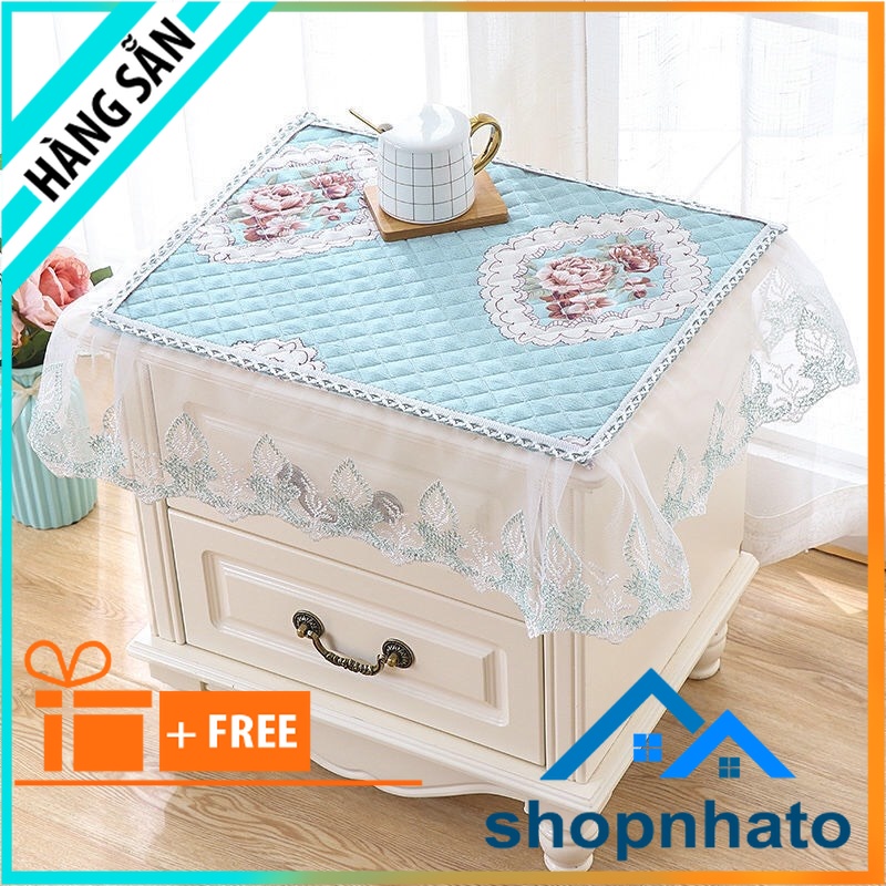 Khăn trải bàn trang điểm,két sắt kích thước 50 x 60 cm