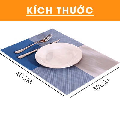 Tấm Lót Bàn Ăn Cách Nhiệt, Chống Trơn Trượt Sang Trọng 45cmx30cm