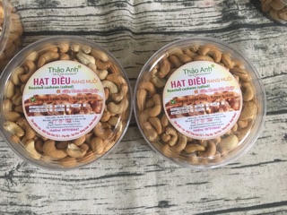 Hạt điều rang muối sạch vỏ lụa 500gr