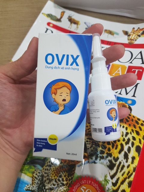 Xịt họng Ovix