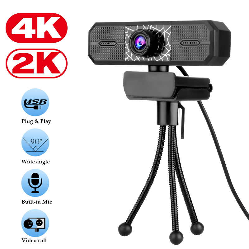 Webcam 2k / 4k Hd Cao Cấp Cho Máy Tính