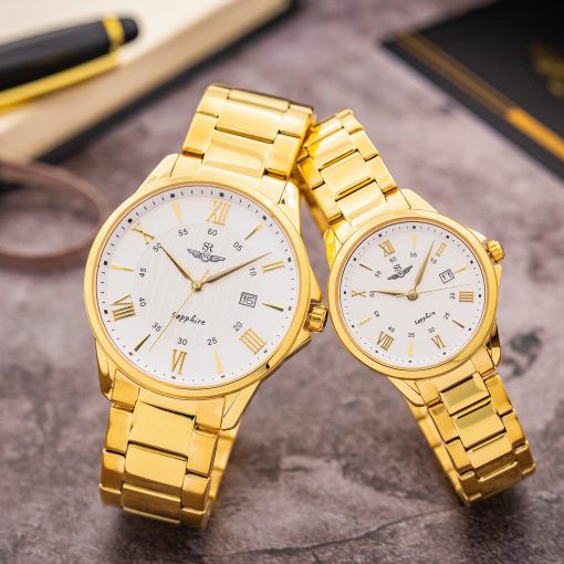 Đồng hồ đôi mặt Sapphire SRWATCH SG3006.1402CV - SL3006.1402CV tinh tế sang trọng lị