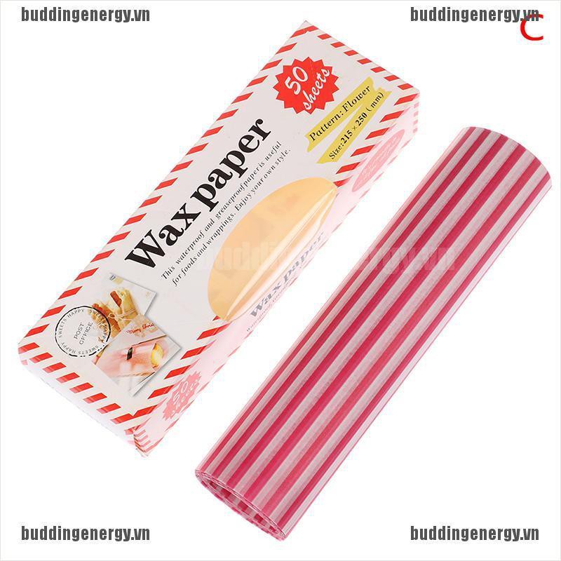 Bộ 50 Giấy Thấm Dầu Tiện Lợi Dành Cho Bánh Sandwich