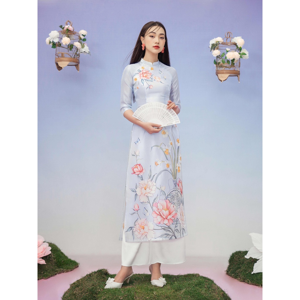 Áo dài Tiểu Khuê 1AD021XT Lep'