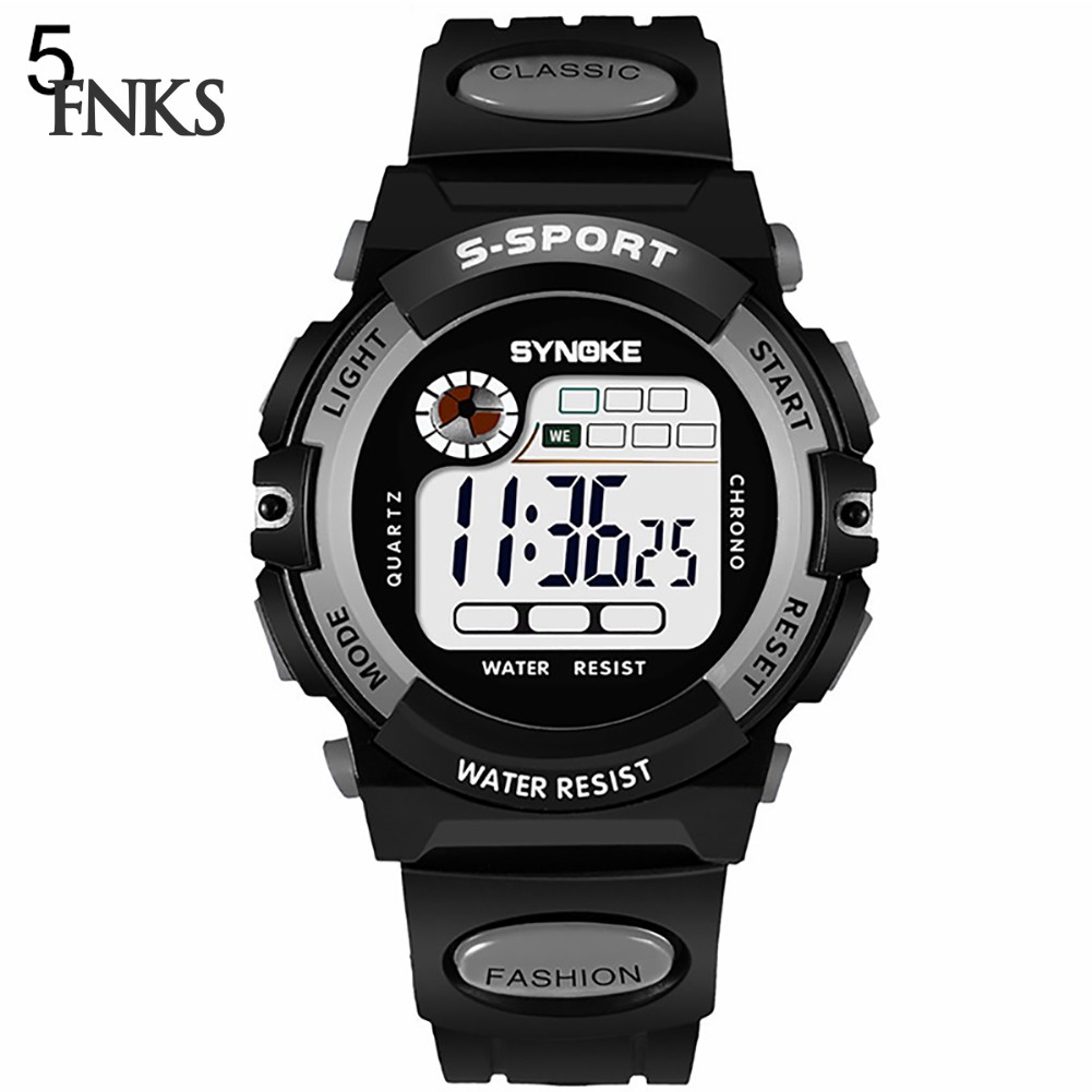 Đồng hồ thể thao kỹ thuật số có báo thức cho bé | BigBuy360 - bigbuy360.vn