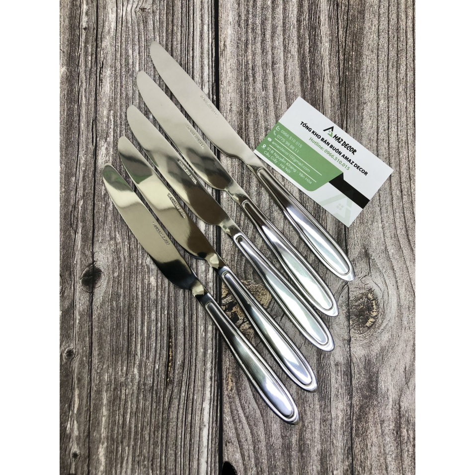 Dao ăn bít tết steak inox loại đẹp 8820 chất liệu cao cấp an toàn với sức khỏe