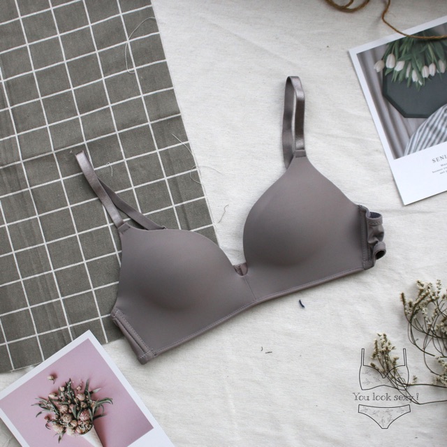 Áo lót màu sắc trơn không gọng, mút mỏng, nâng ngực ALU1 | BigBuy360 - bigbuy360.vn