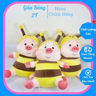 Gấu Bông Gối Ôm Đồ Chơi Nhồi Bông Heo Cosplay Ong Vàng Mềm Mịn Dễ Thương.
