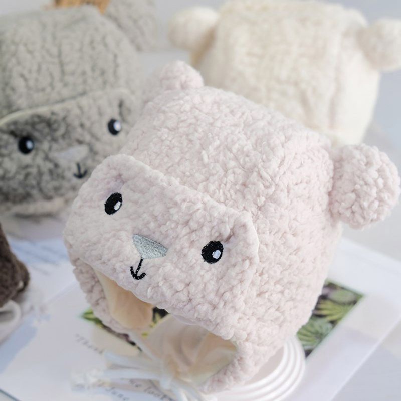 Mũ Beanie Tai Gấu Đáng Yêu Dành Cho Bé Trai Gái