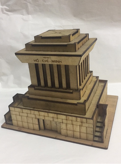 Mô hình lăng chủ tịch Hồ Chí Minh ( 13,5 x 13,5 x 13cm )