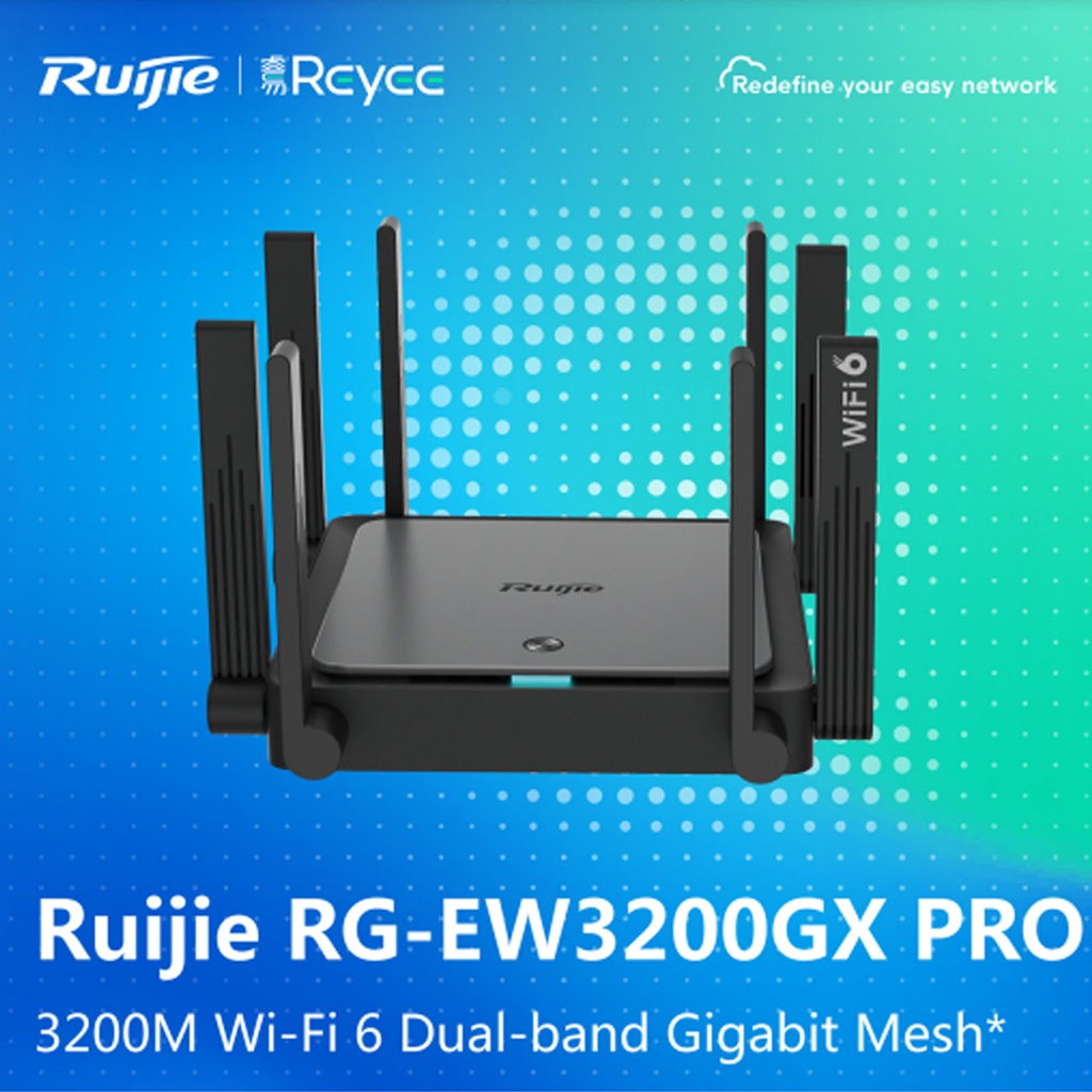 Router wifi 2 băng tần RUIJIE RG-EW3200GX PRO
