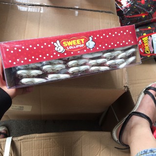 hộp 30 chiếc kẹo mút hình chuột mickey