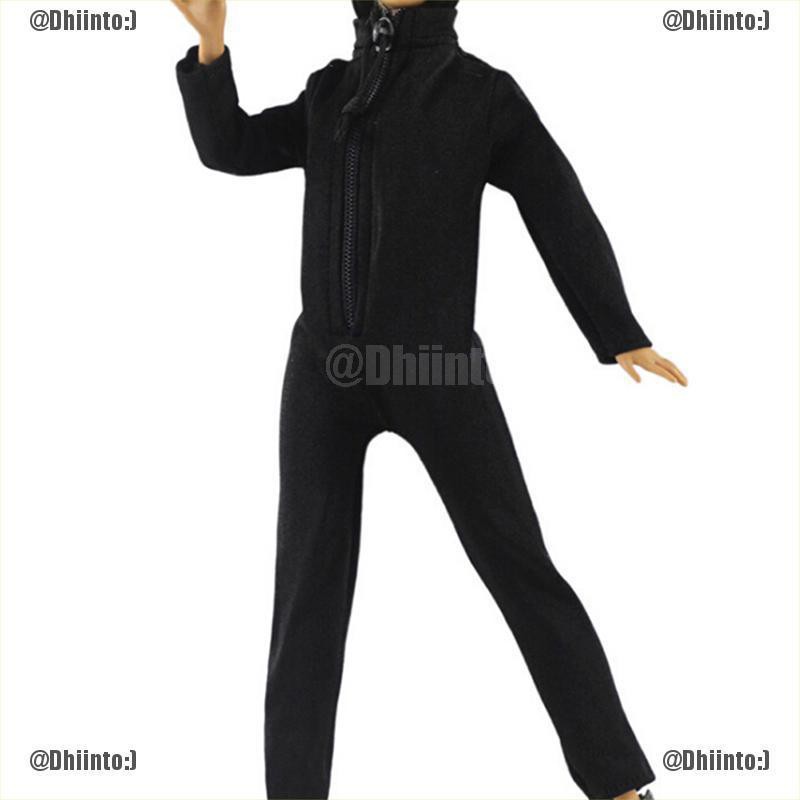 Jumpsuit Màu Đen Cho Búp Bê 11 &quot;1 / 6