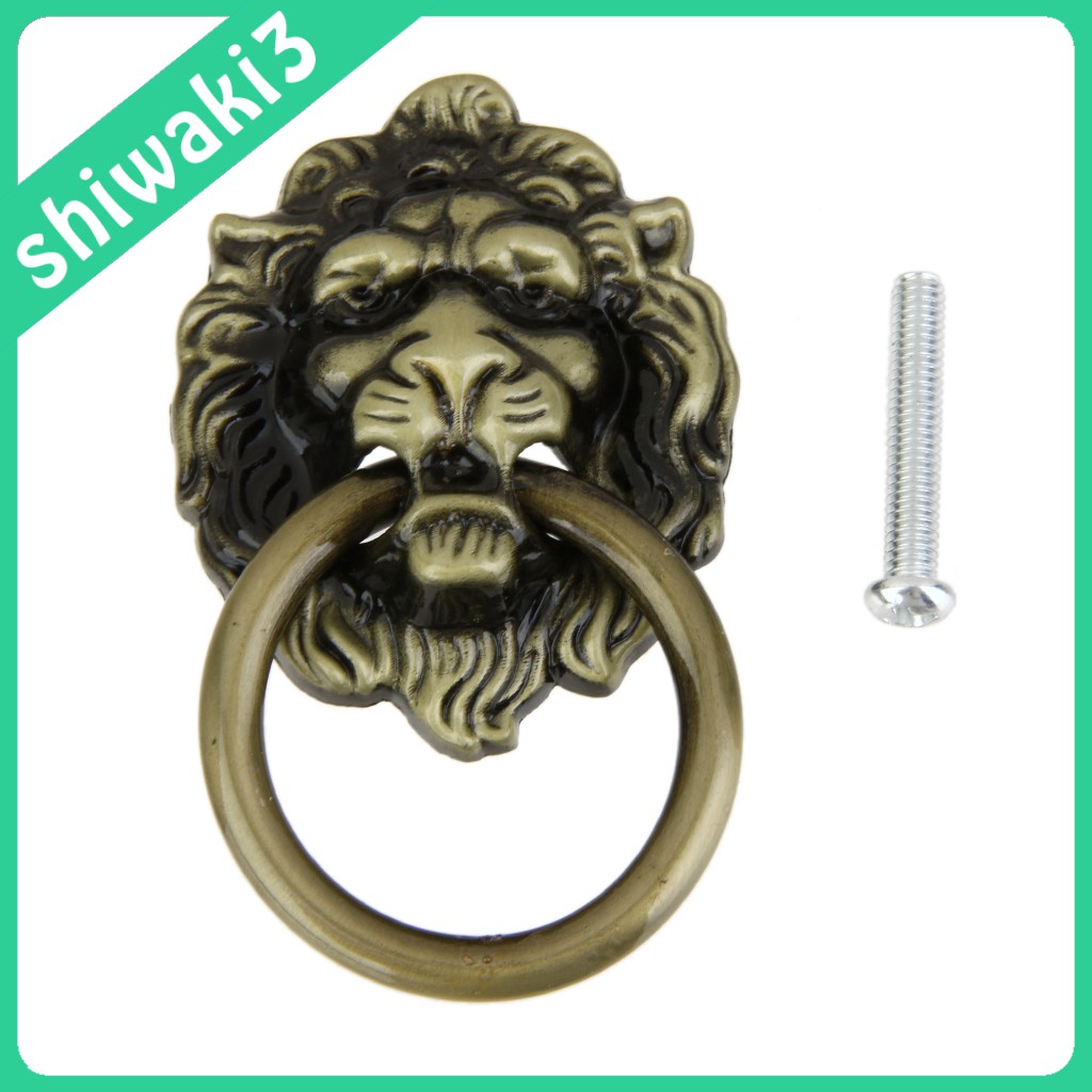 Tay Nắm Cửa Tủ Hình Đầu Sư Tử Chất Lượng Cao Shiwaki3