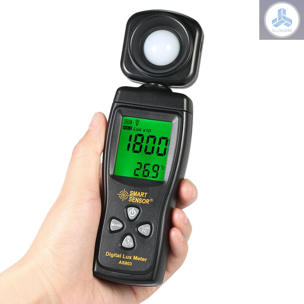 Máy đo độ sáng màn hình thông minh LCD kỹ thuật số 0-200000 Lux