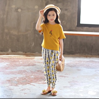 Set bộ bé gái quần alibaba