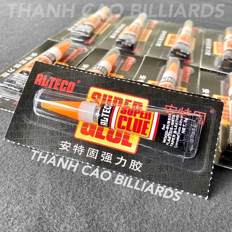 [CHÍNH HÃNG] KEO DÁN ĐẦU CƠ BI-A BIDA ALTECO SUPER GLUE